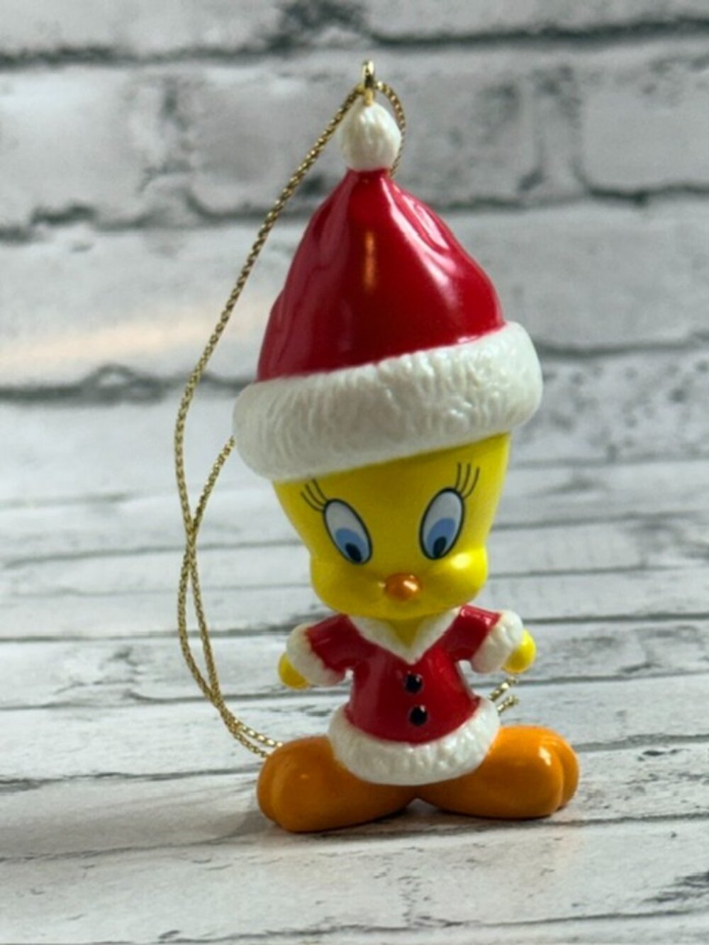 Tweety Bird 1989 Danbury Mint Bugs Bunny Friends Christmas Ornament Looney Tunes
